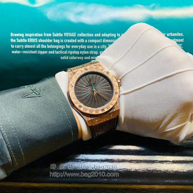 宇舶手錶 恒寶HUBLOT經典融合系列 WildCustoms自動上鏈腕表 宇舶高端男士腕表  hds1714